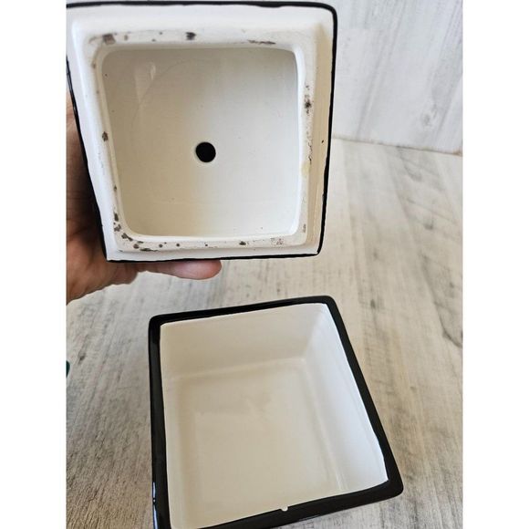 Ceramic witch shabby chic box Halloween decor unique - Picture 6 of 9